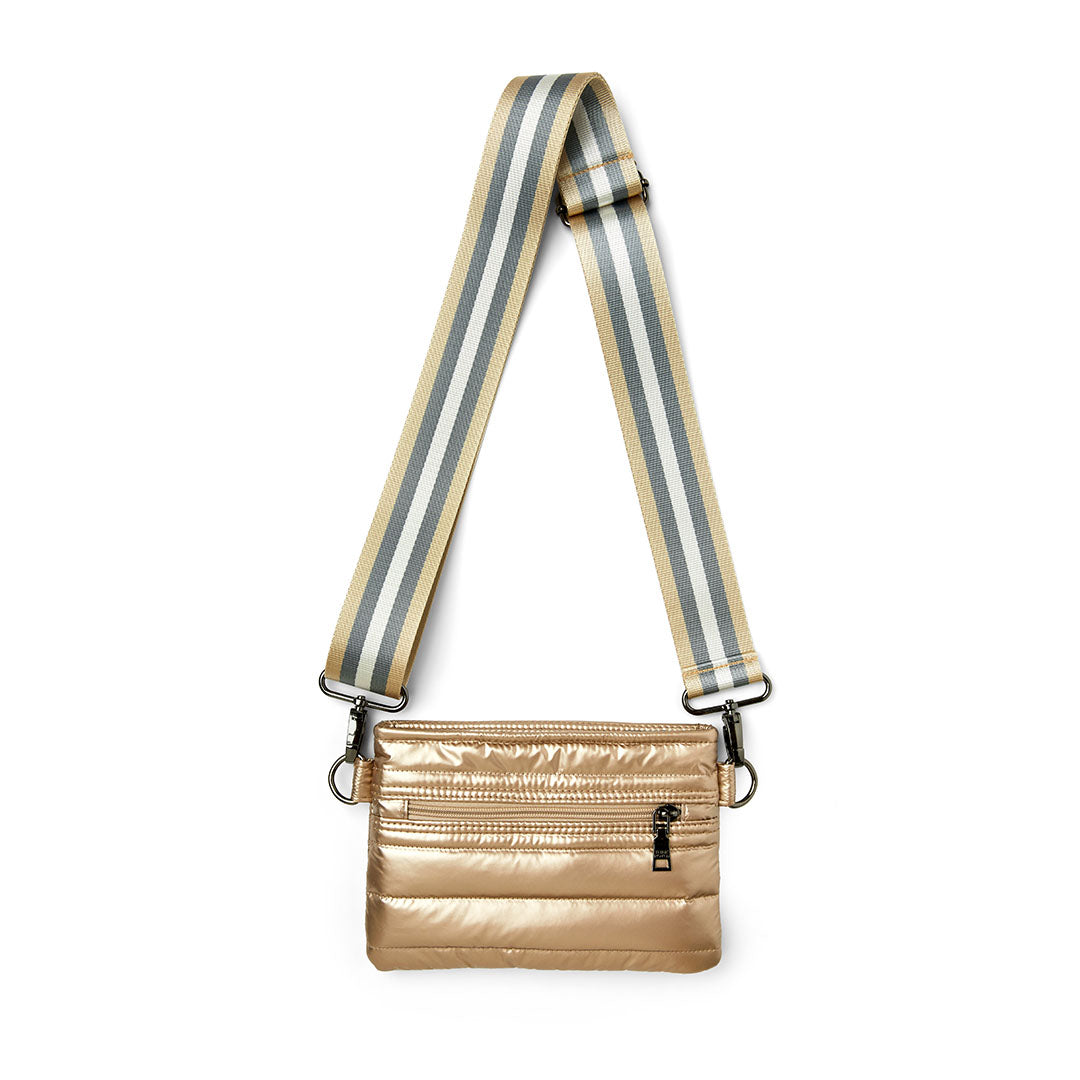 Pearl Cashmere with Stripe Strap