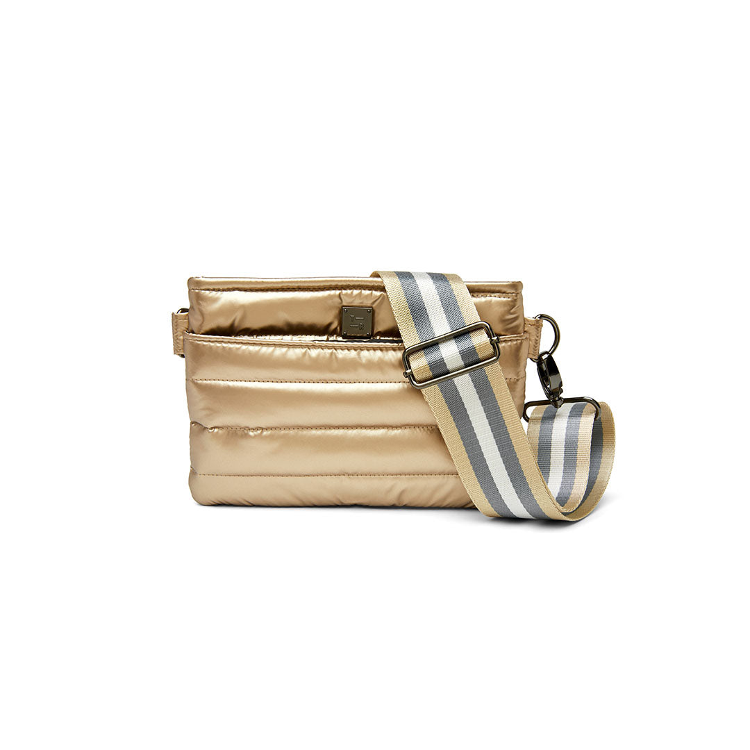 Pearl Cashmere with Stripe Strap