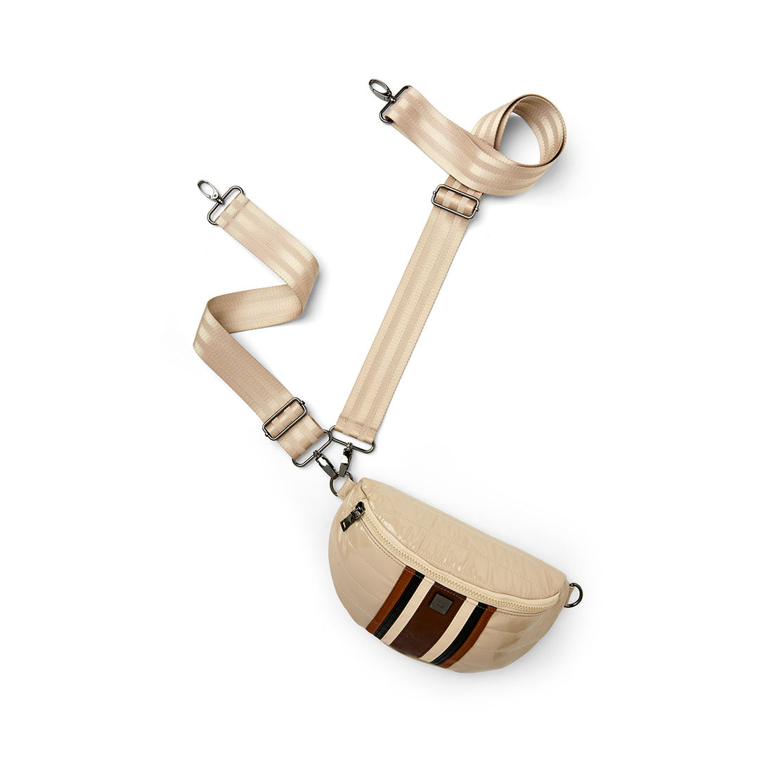 Blonde Patent and Colorblock Luxe Stripe