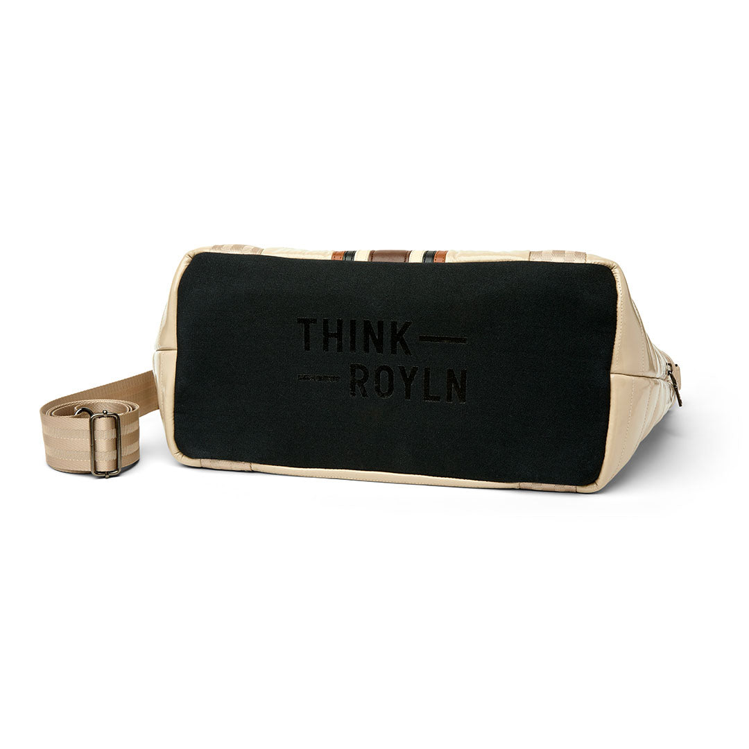 Blonde Patent and Colorblock Luxe Stripe