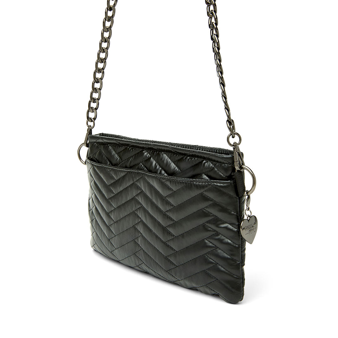 Pearl Black with Moto Quilting