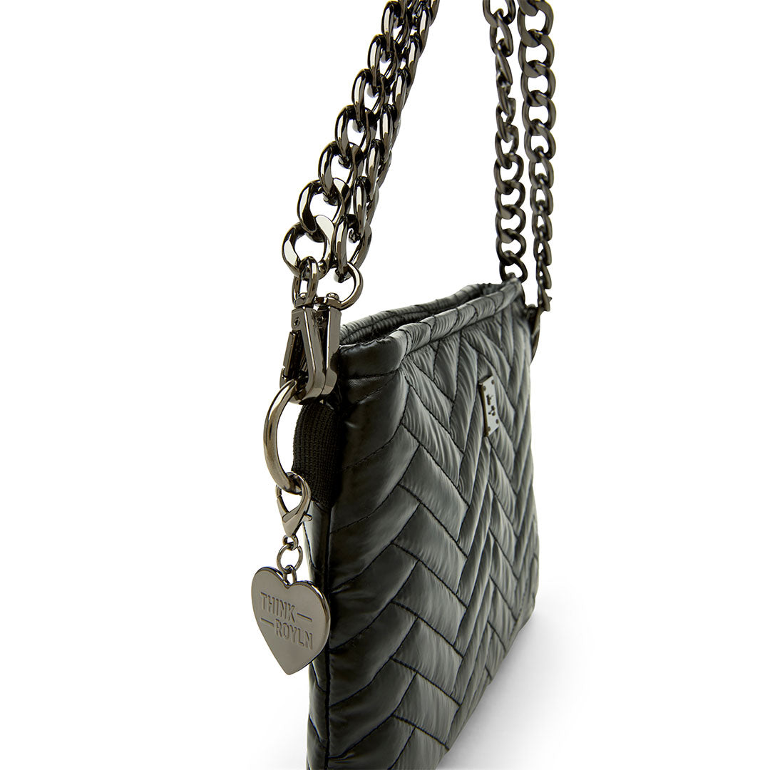 Pearl Black with Moto Quilting