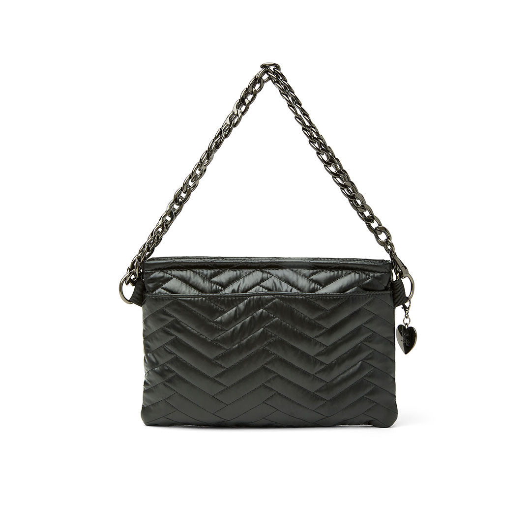 Pearl Black with Moto Quilting