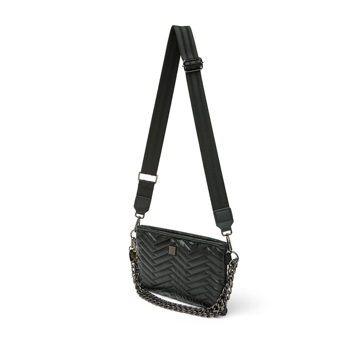 Pearl Black with Moto Quilting