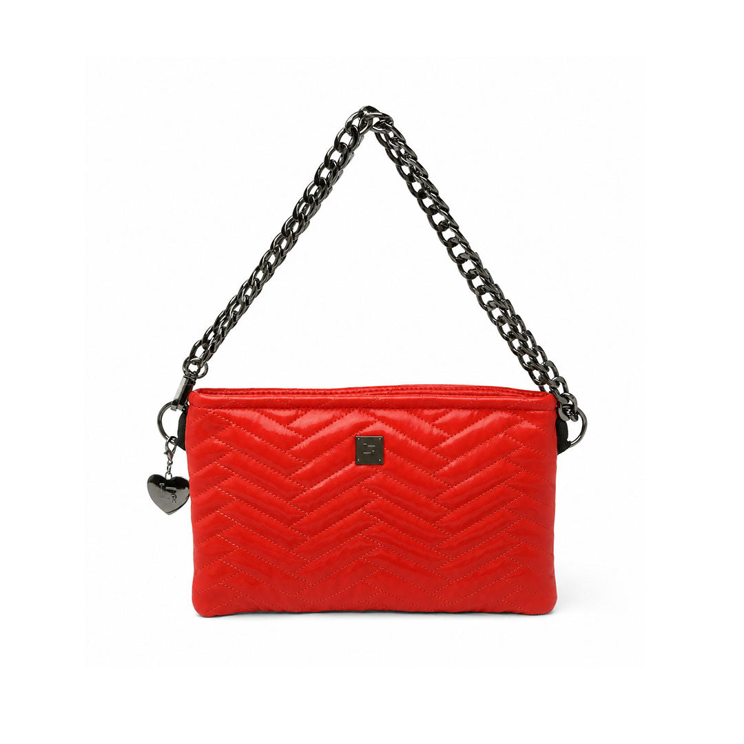 Vermillion Orange Leather