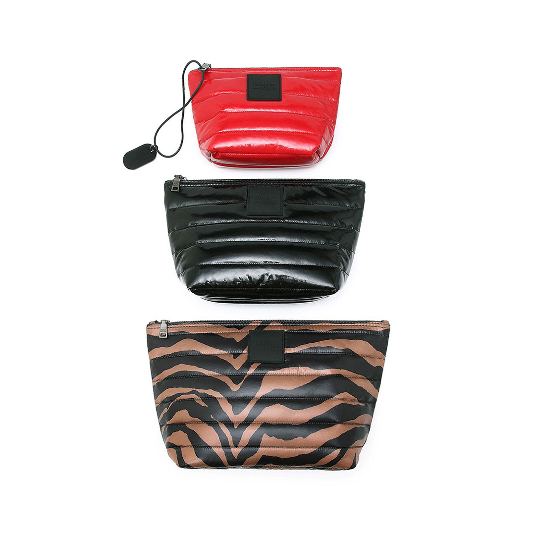 Black Dark Nude Zebra Black Patent and Lipstick Patent