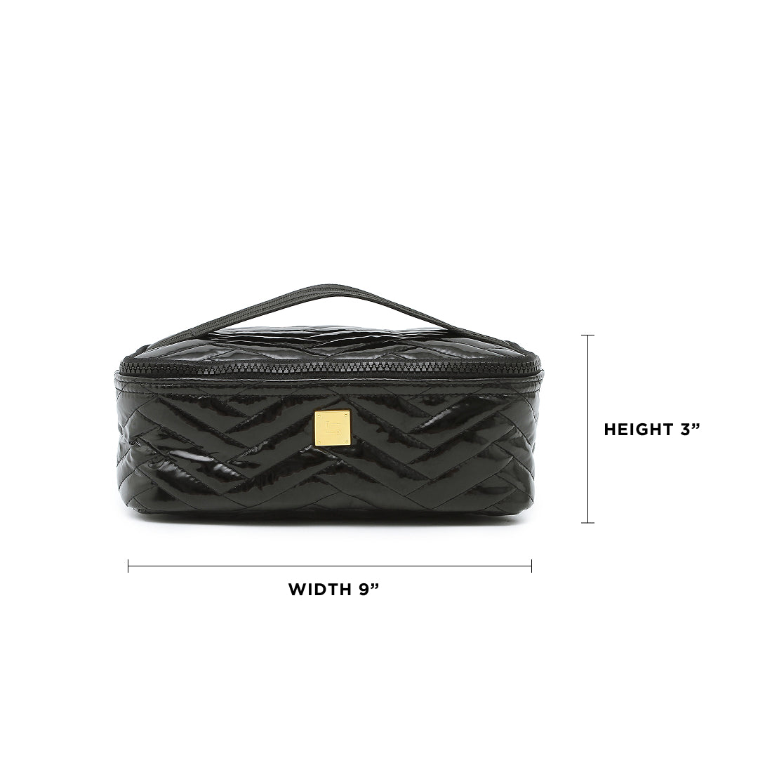 Black Patent Moto