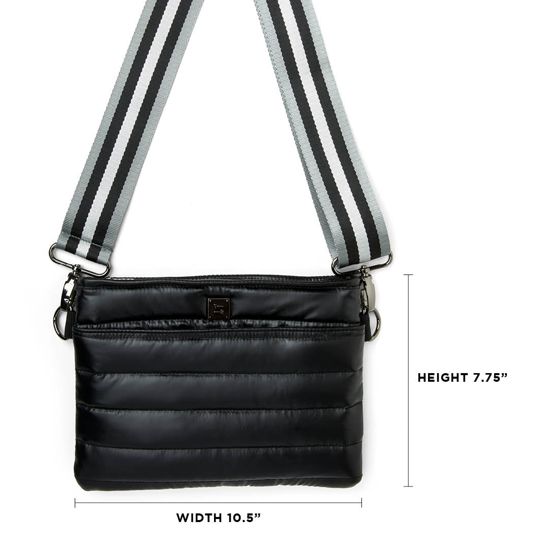 Pearl Black with Stripe Strap