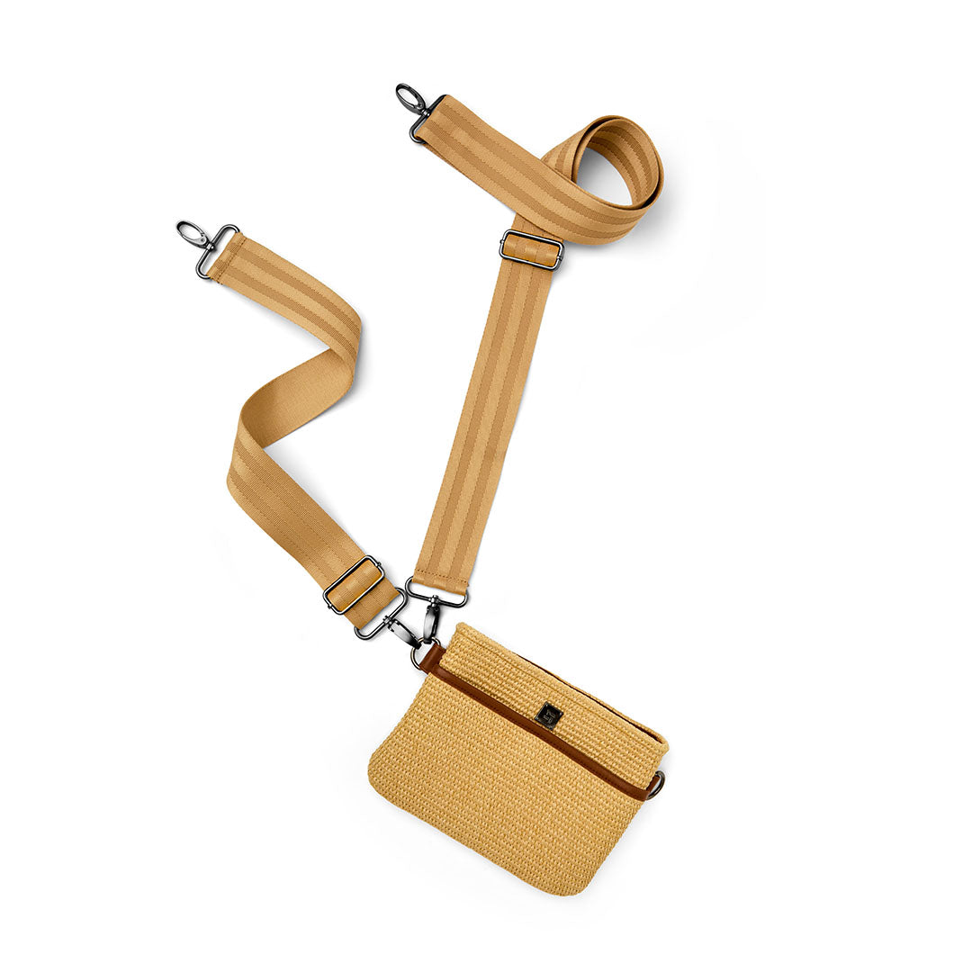 Dune Raffia with Saddle Trim