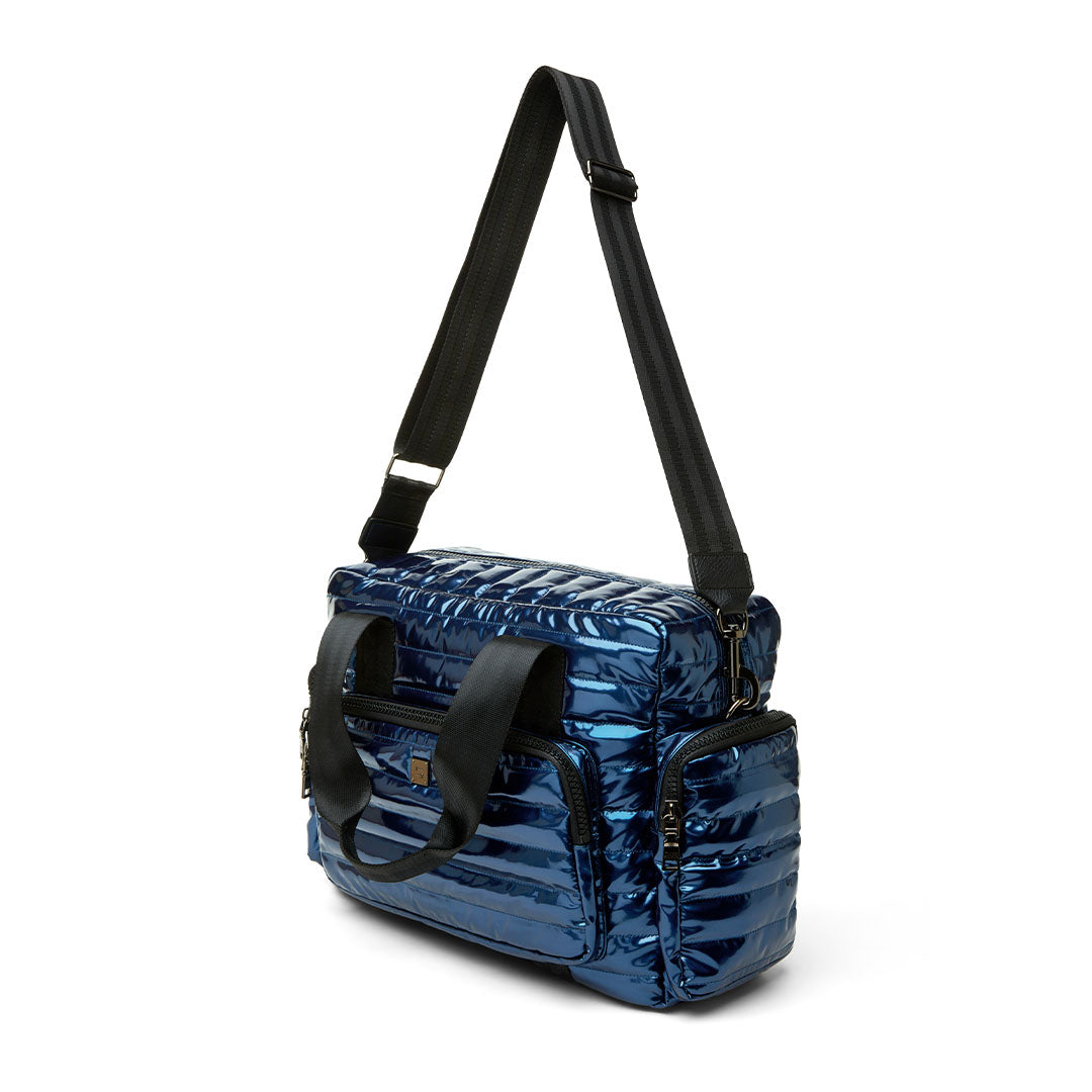 Glossy Navy Patent