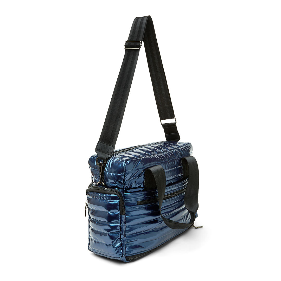 Glossy Navy Patent
