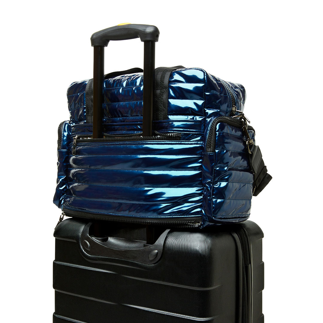 Glossy Navy Patent