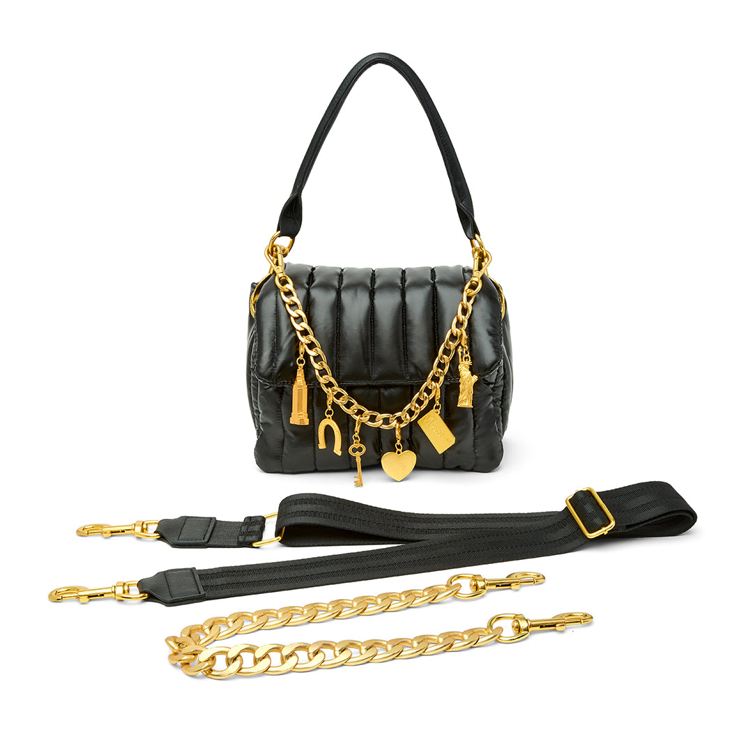 Pearl Black with Gold