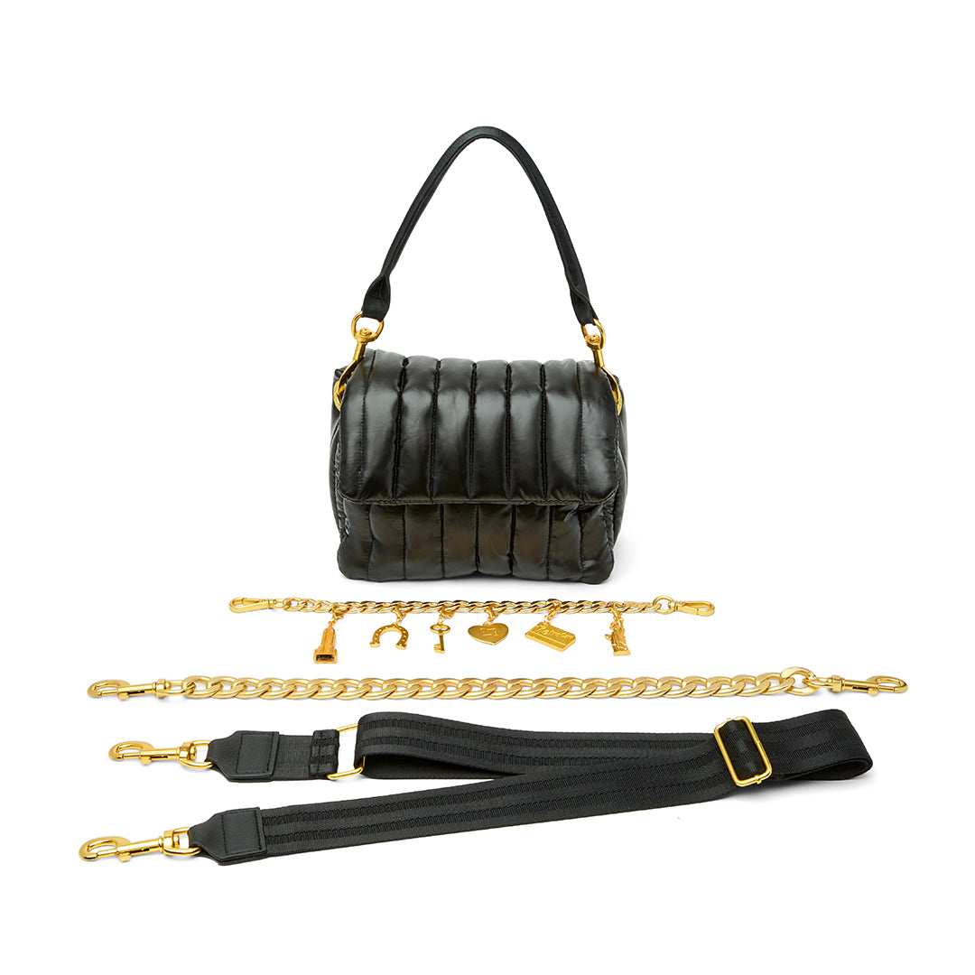 Pearl Black with Gold