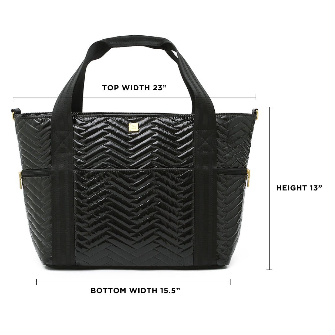 Black Patent Nylon