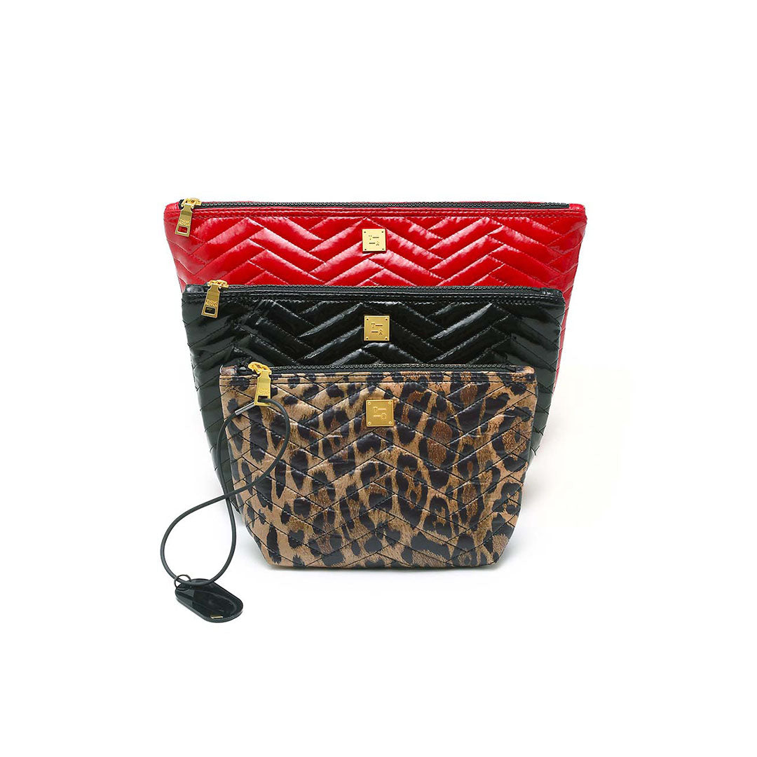 Lipstick Patent Moto Black Patent Moto and Leopard Moto