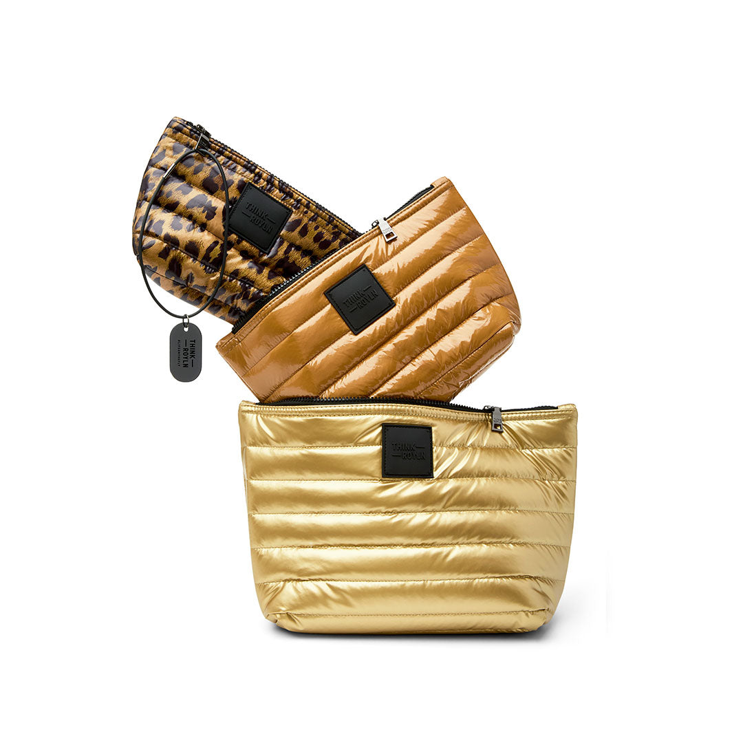 Mineral Gold Glossy Nude & Pearl Leopard