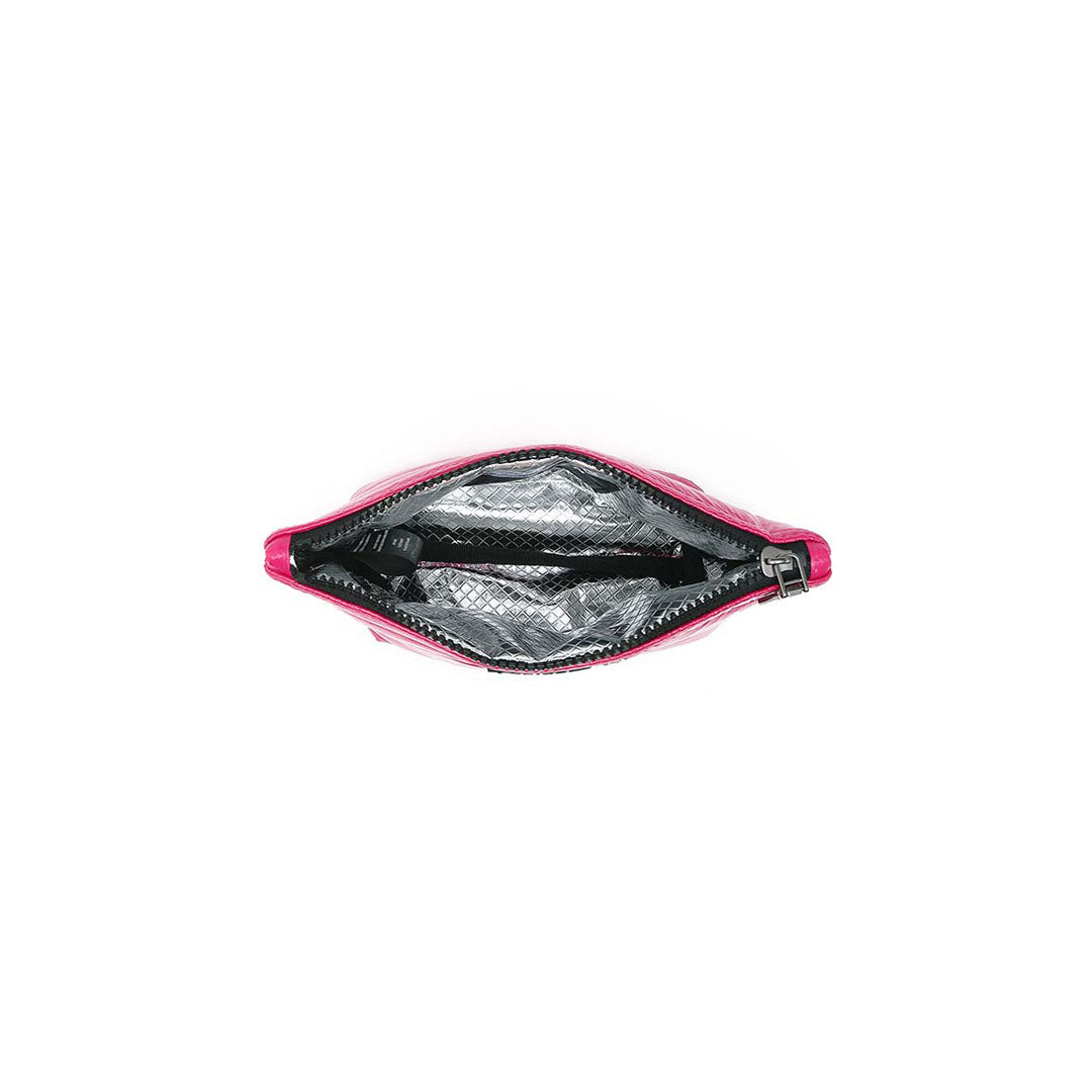 Neo Leopard Pearl Black and Glossy Fuchsia