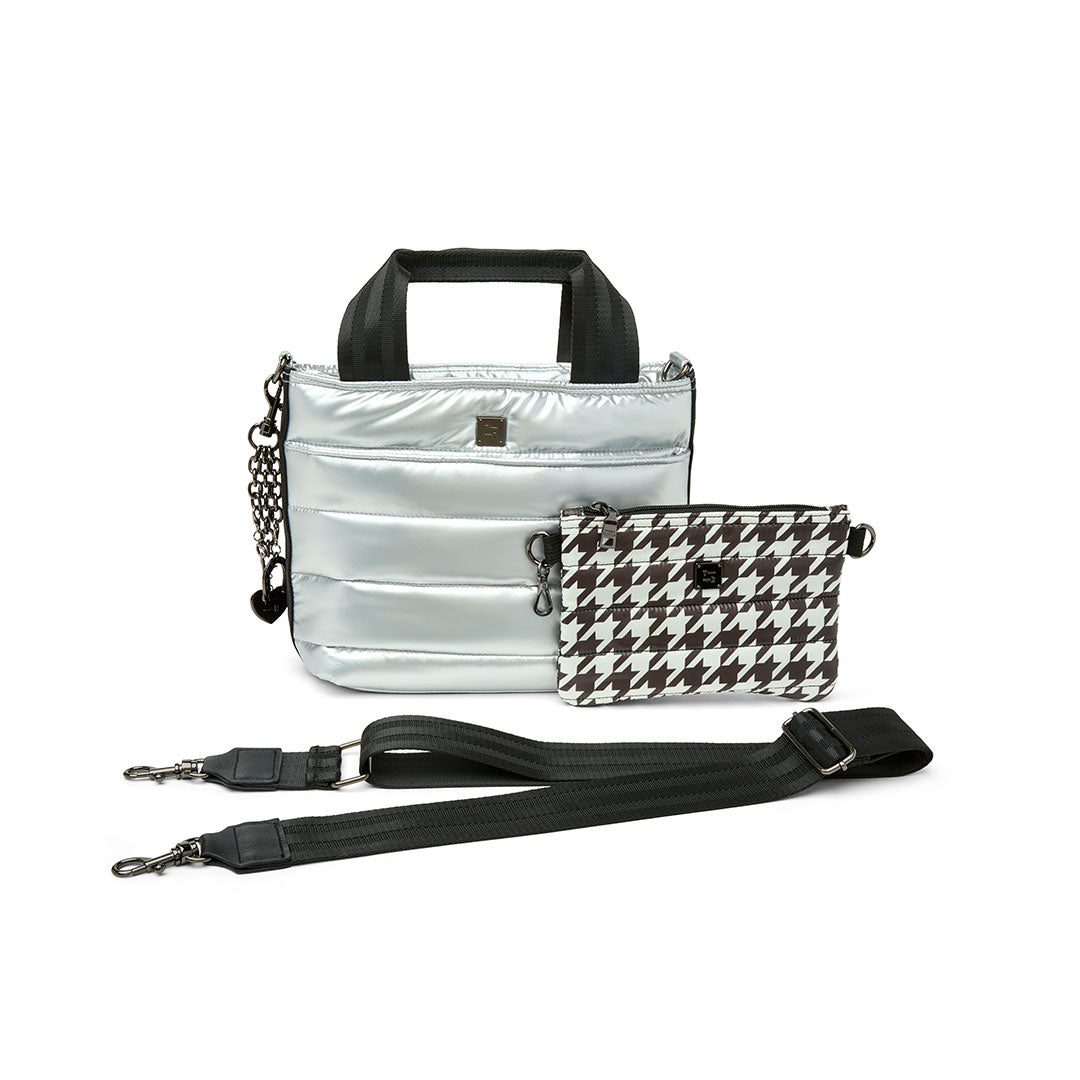 Pearl Silver and Houndstooth