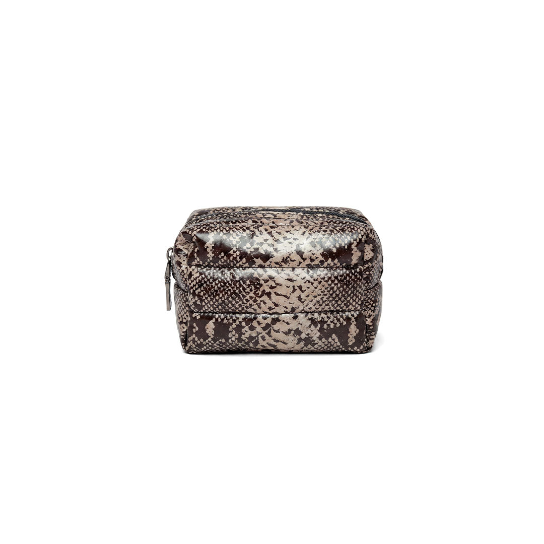 Pearl Cashmere Black Patent Pearl Leopard and Pearl Python