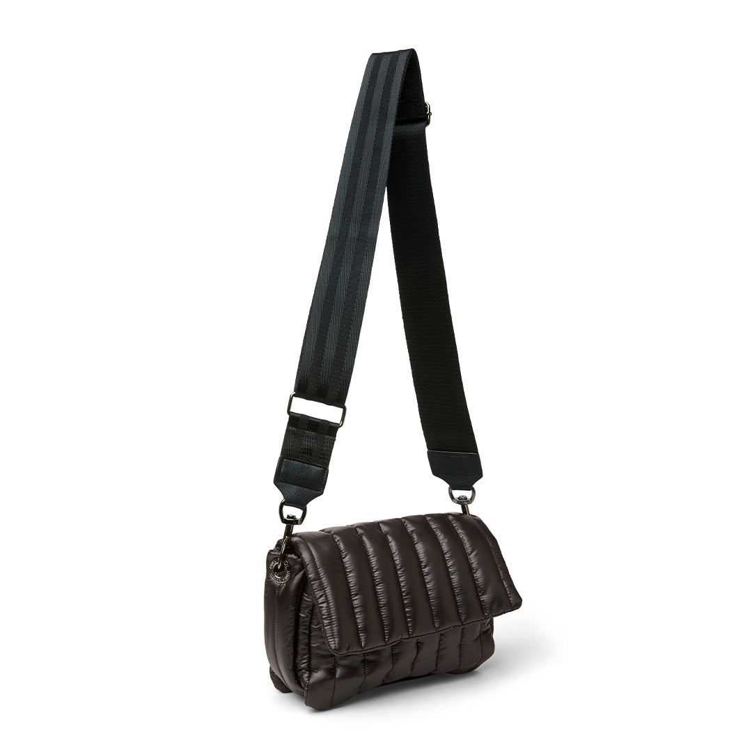 Shiny Black with Black Straps