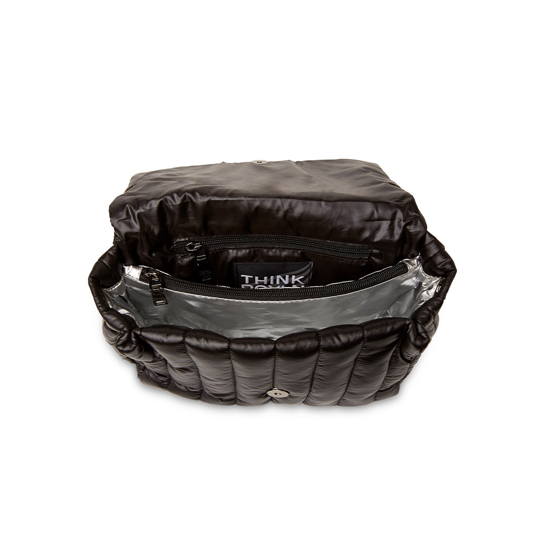 Shiny Black with Black Strap