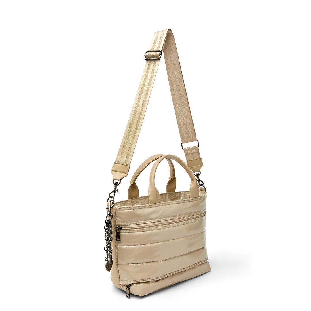 Blonde Patent Luxe Stripes