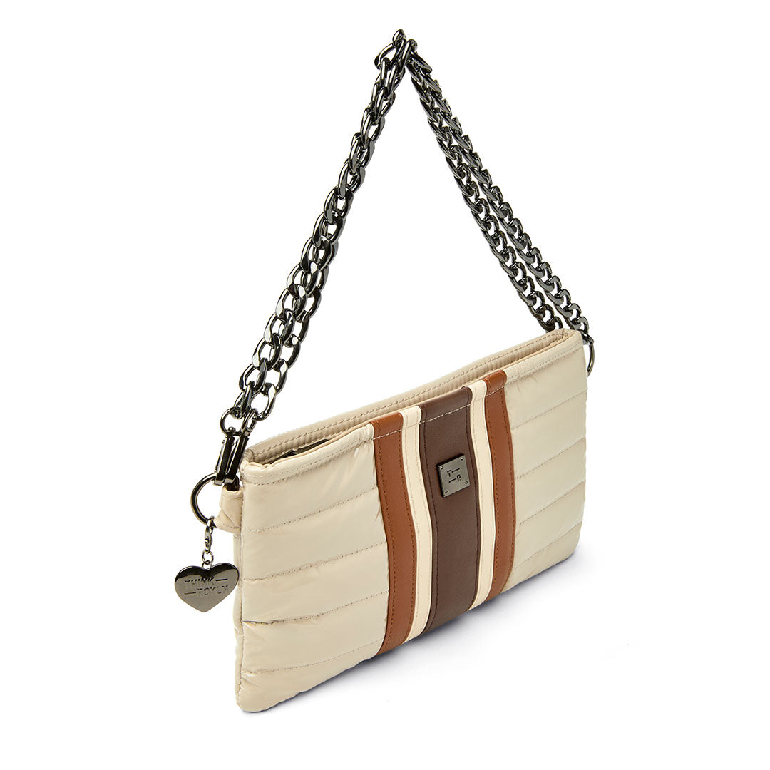 Blonde Patent and Colorblock Luxe Stripe