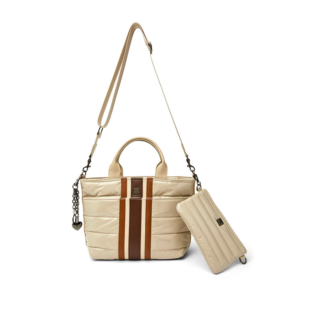 Blonde Patent Luxe Stripes