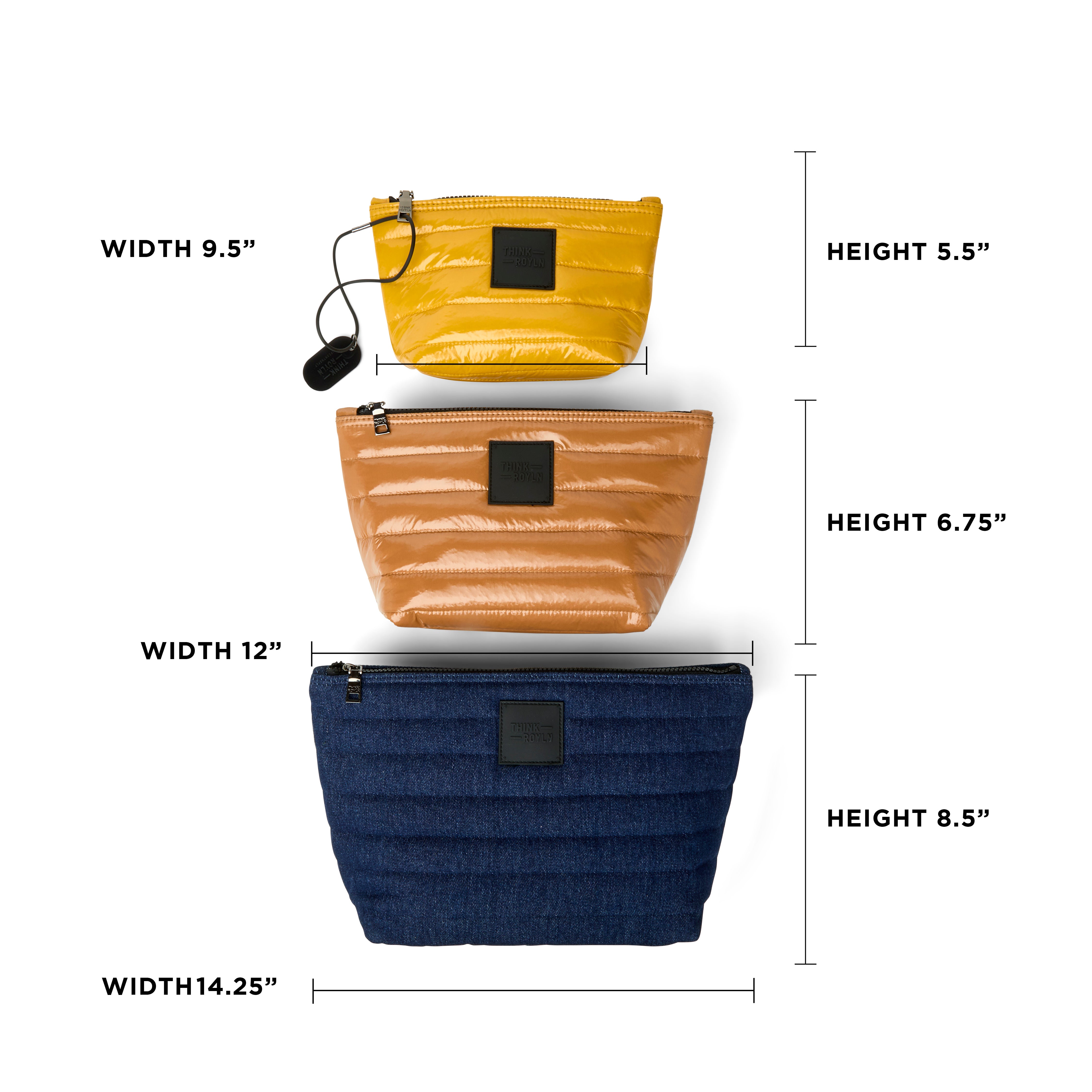 Dark Denim Glossy Nude and Glossy Ochre