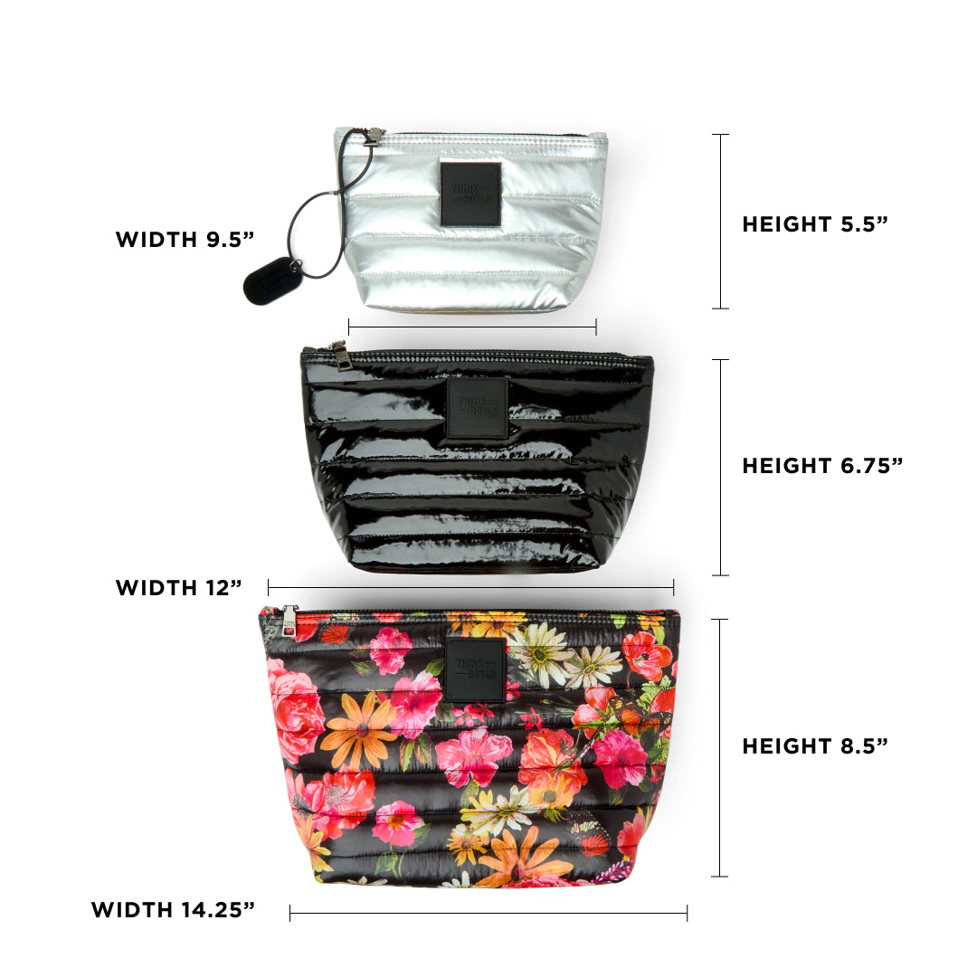 Floral Pearl Black and Pearl Silver