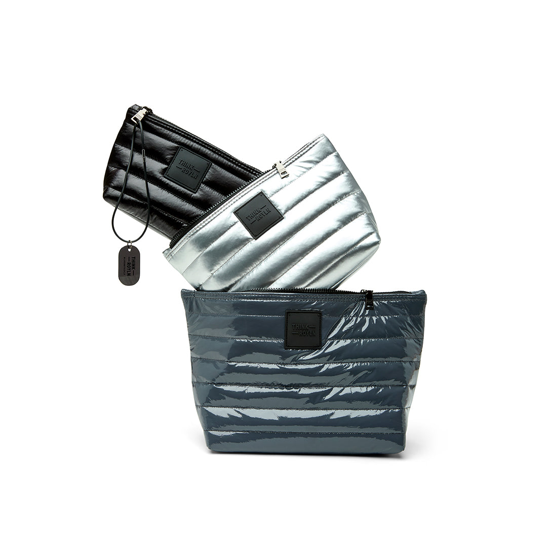 Carbon Patent Pearl Silver & Pearl Black