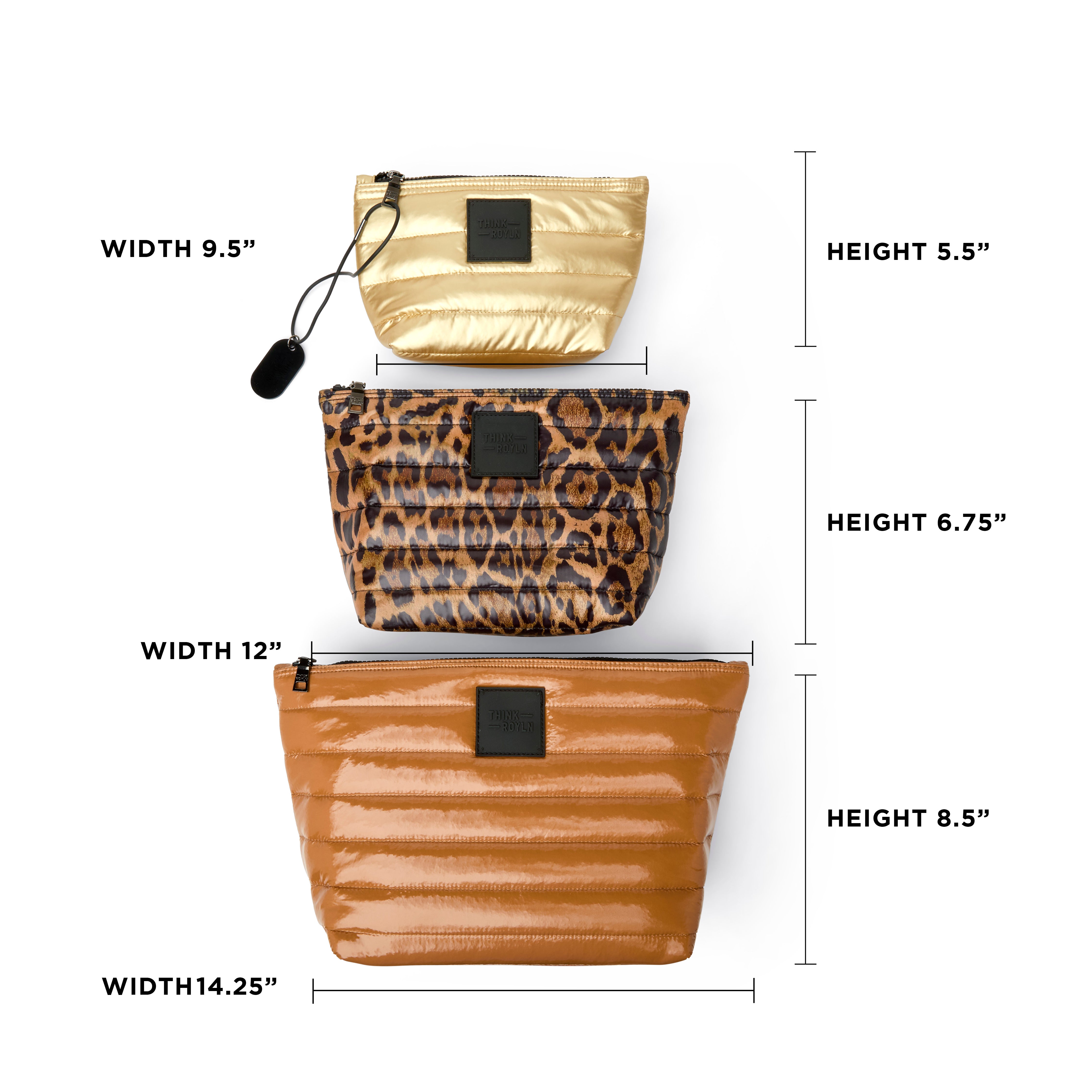 Glossy Nude Pearl Leopard and Mineral Gold