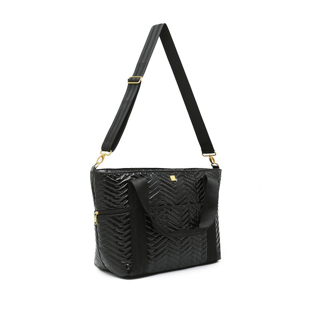 Black Patent Nylon