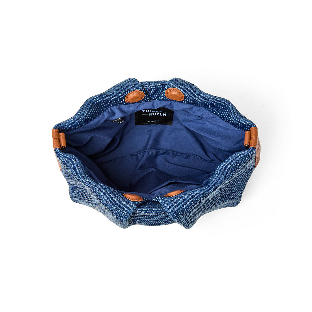 Navy Raffia