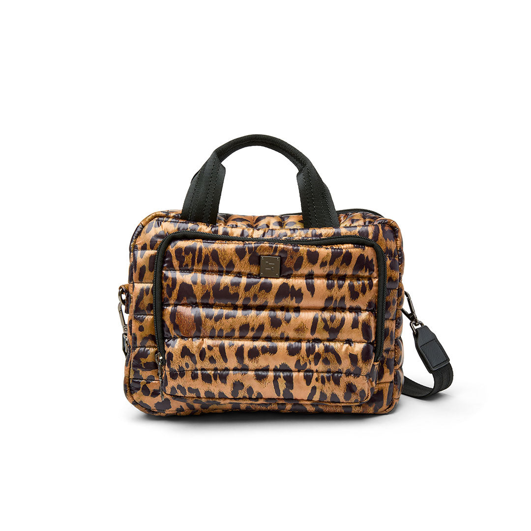 Stowaway Toiletry Case Pearl Leopard