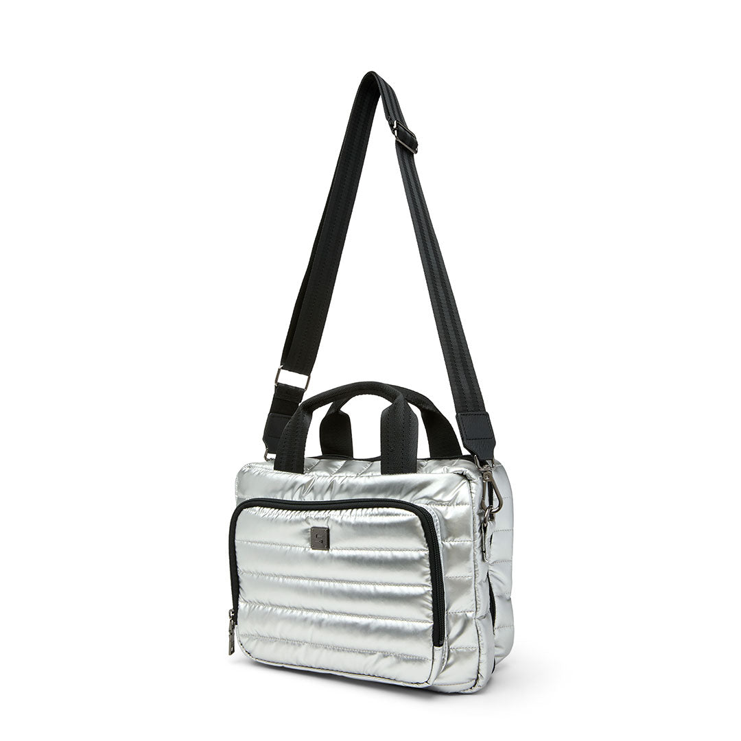 Stowaway Toiletry Case Pearl Silver