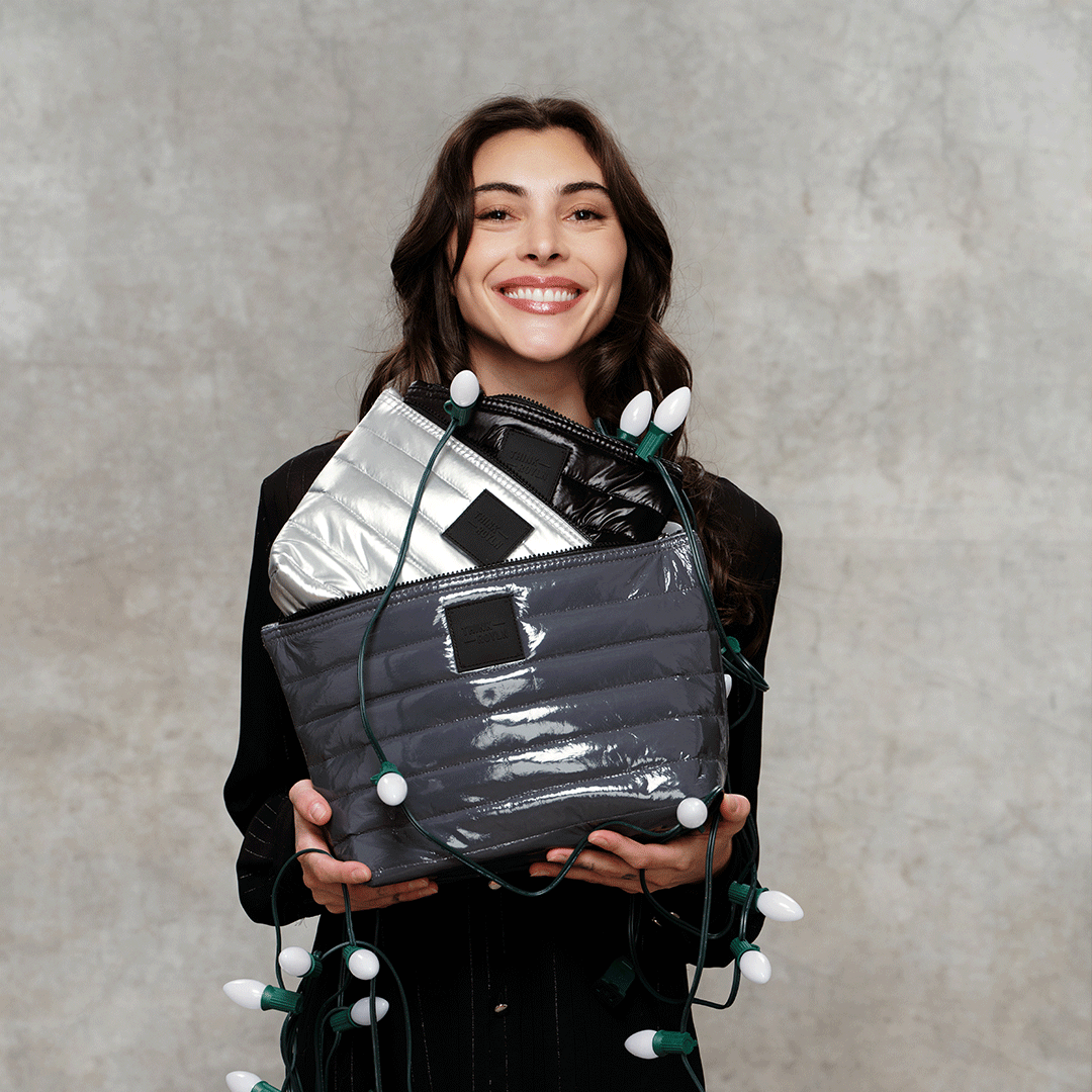 Carbon Patent Pearl Silver & Pearl Black