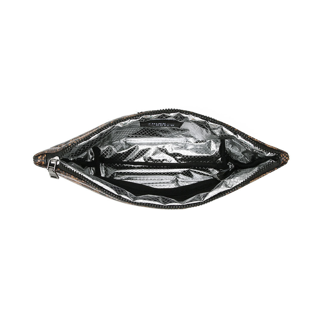 Neo Python Glossy Cocoa and Black Patent
