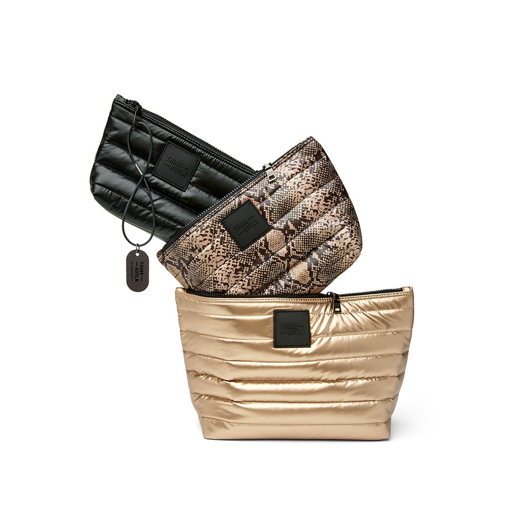 Pearl Cashmere Python and Pearl Black