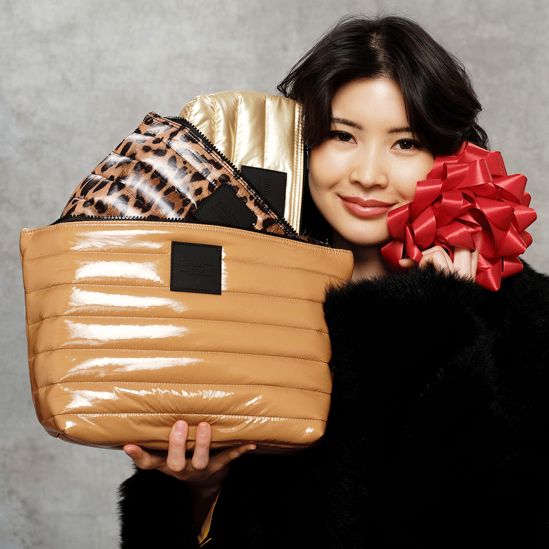 Glossy Nude Pearl Leopard and Mineral Gold