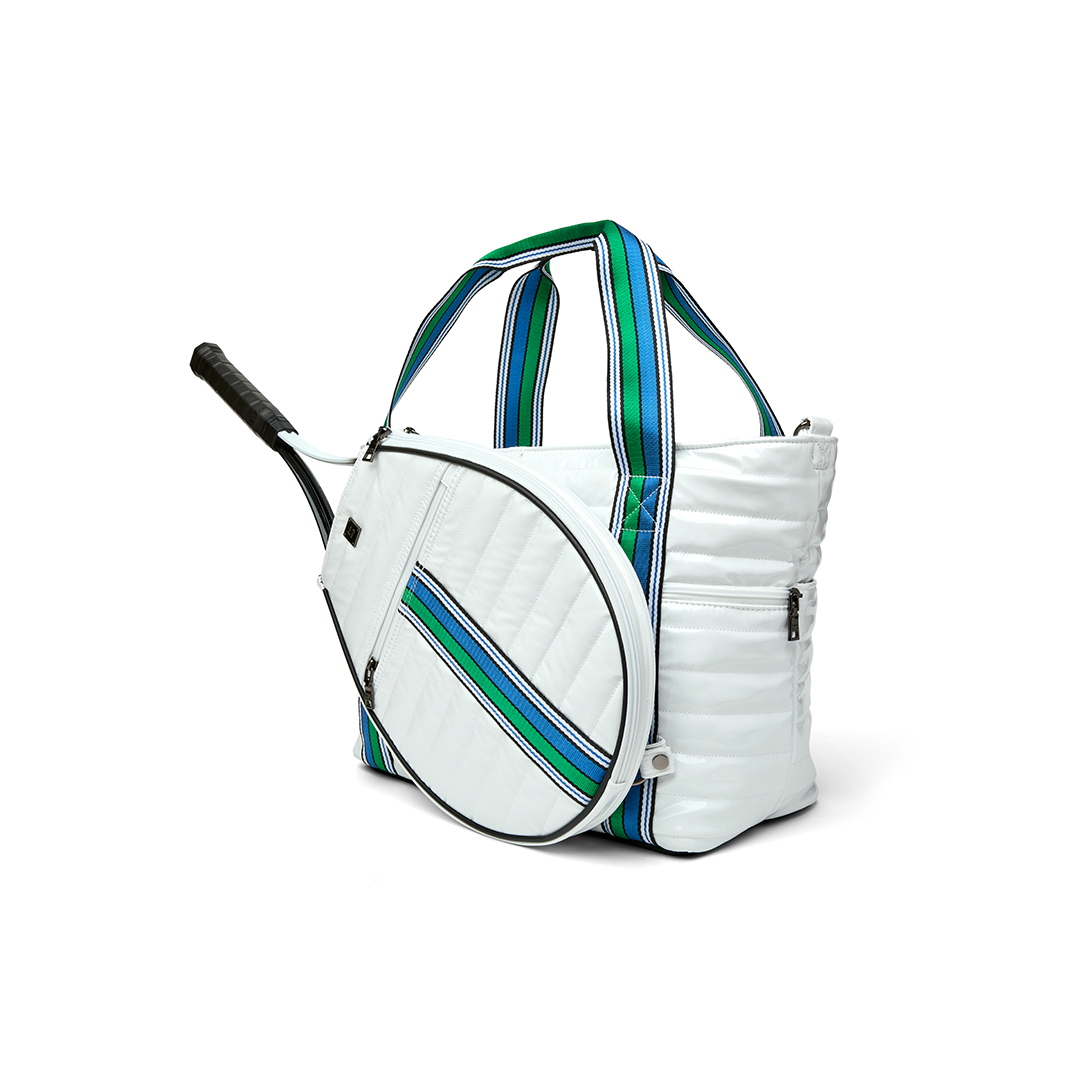 White Patent Colored Web