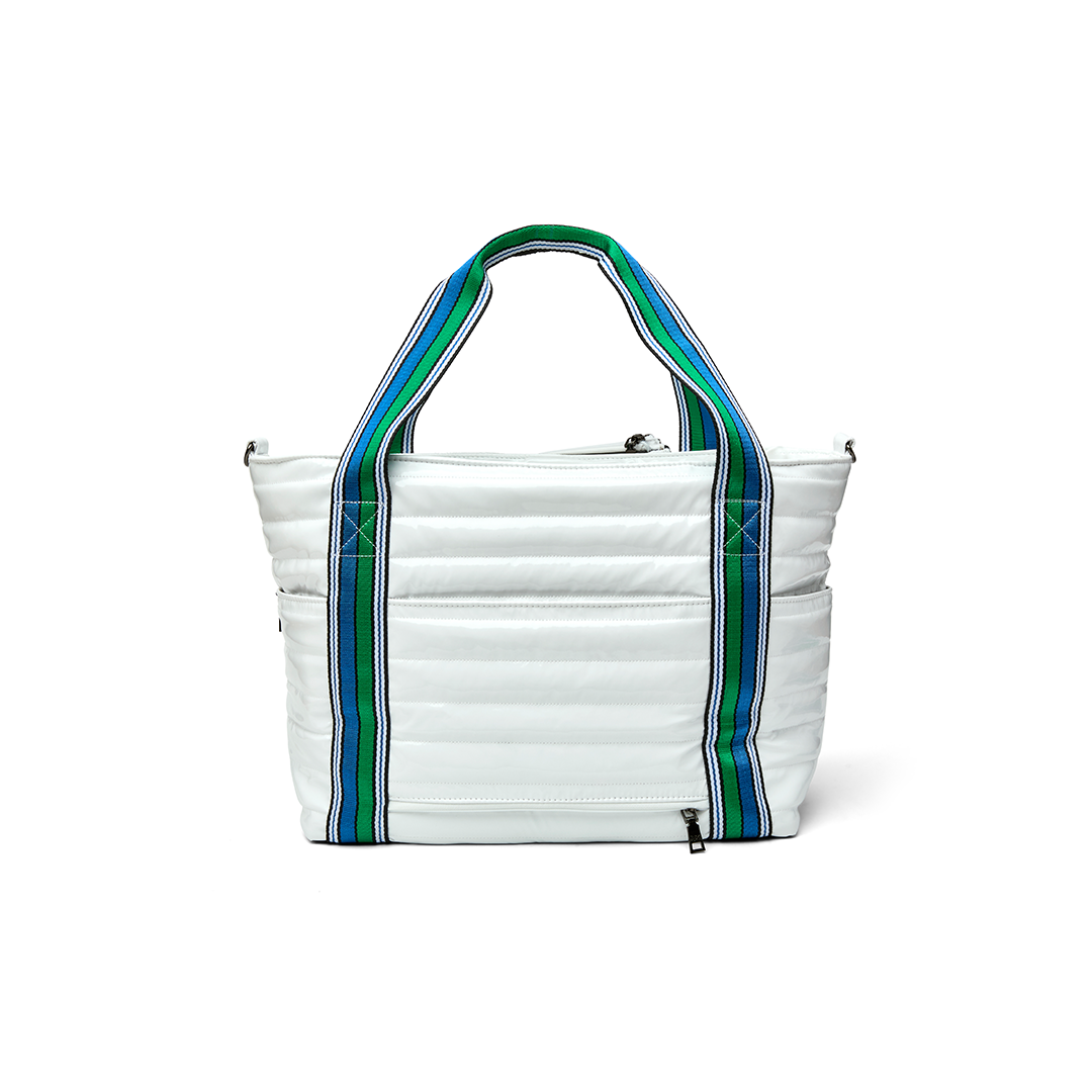 White Patent Colored Web