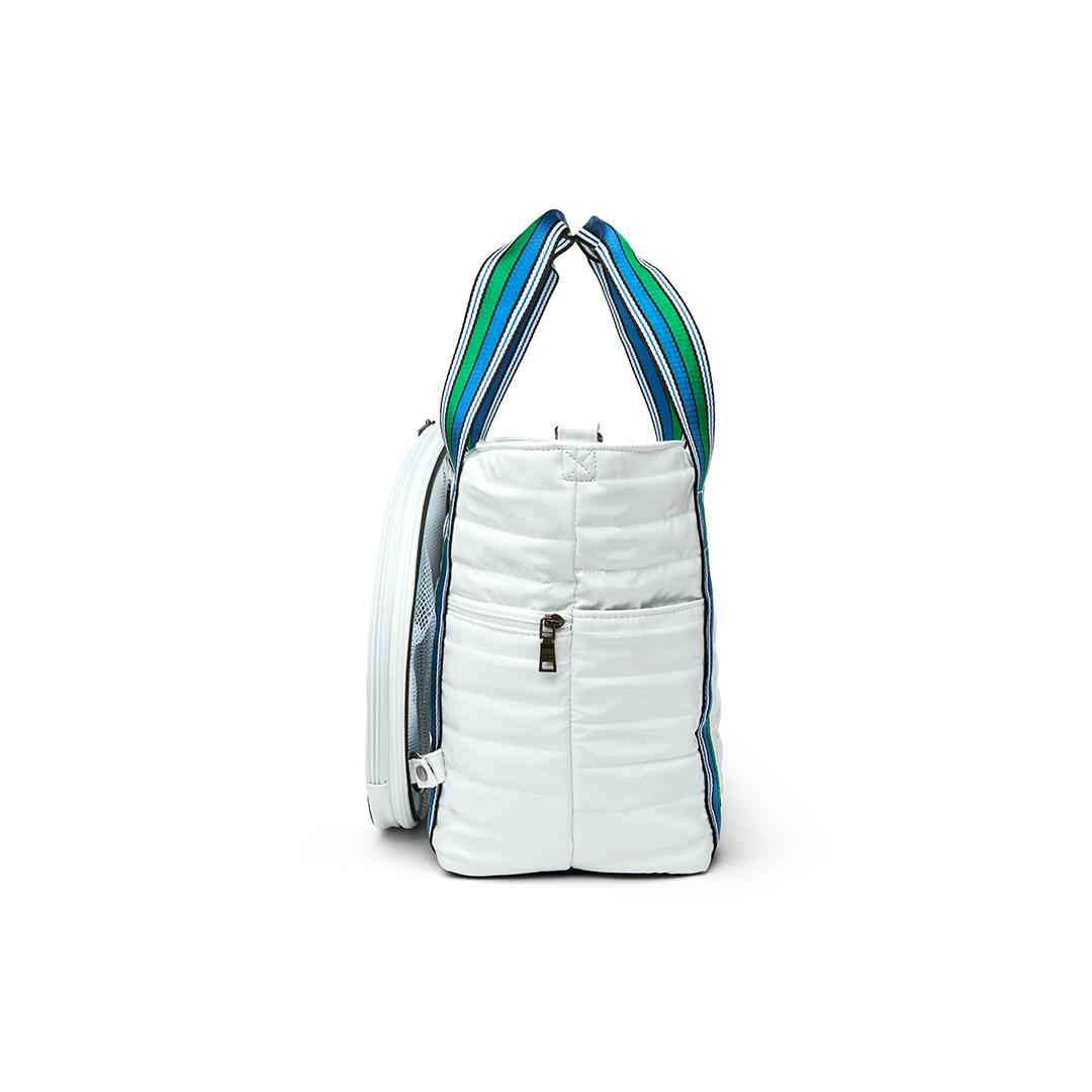 White Patent Colored Web