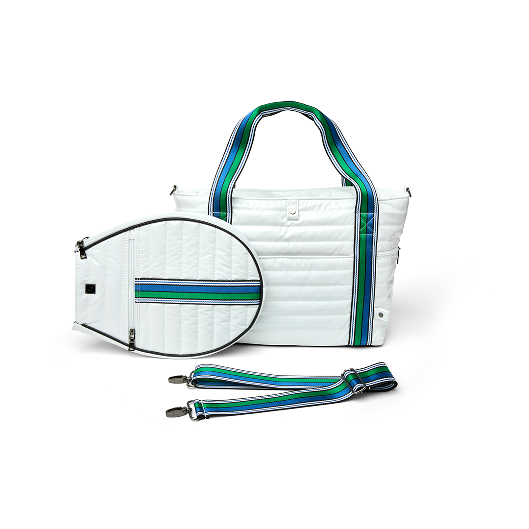 White Patent Colored Web