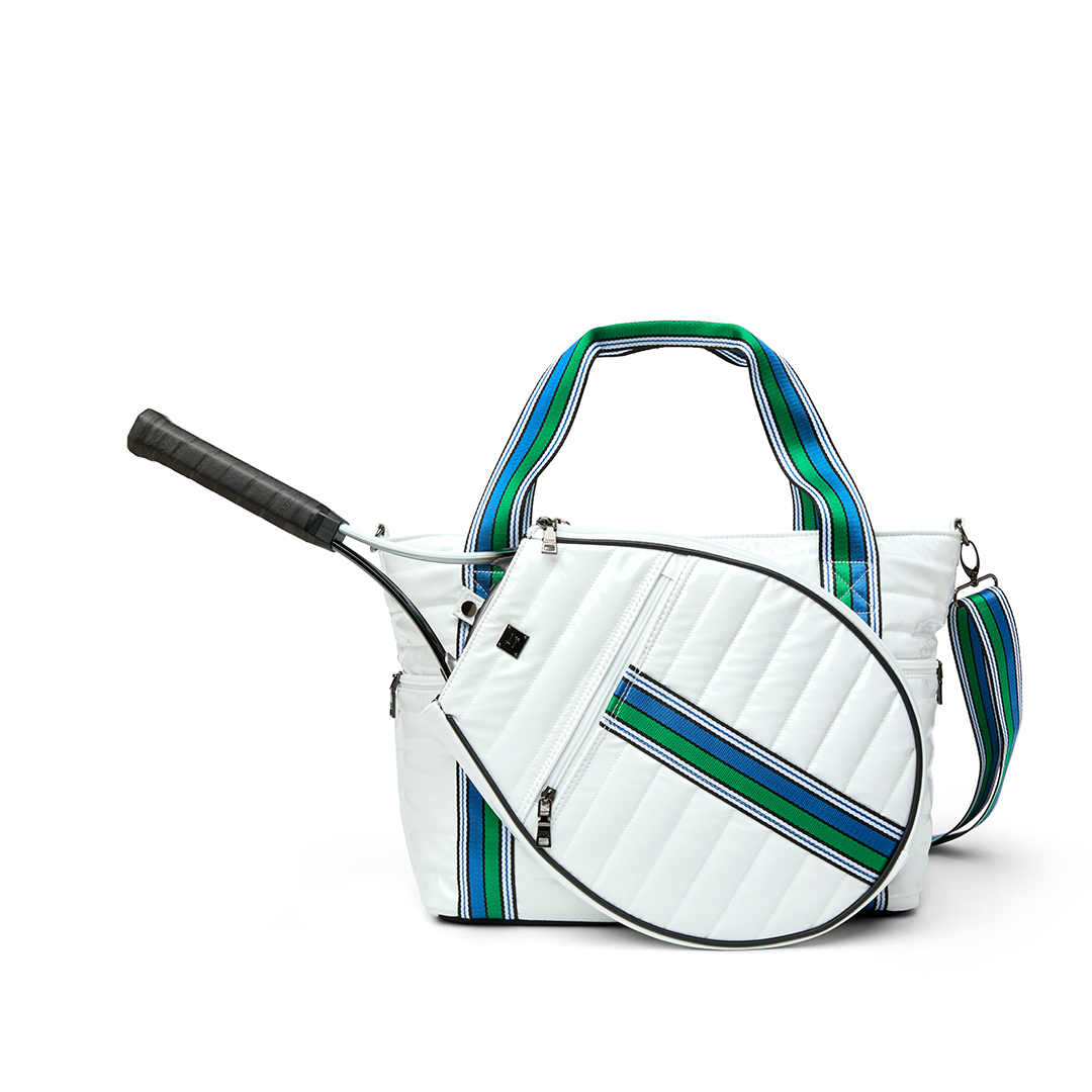 White Patent Colored Web