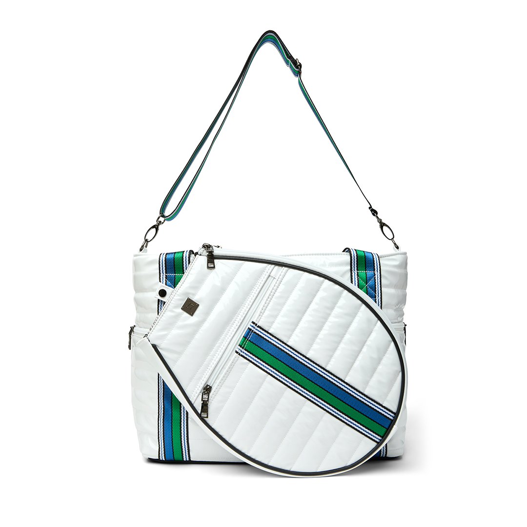 White Patent Colored Web