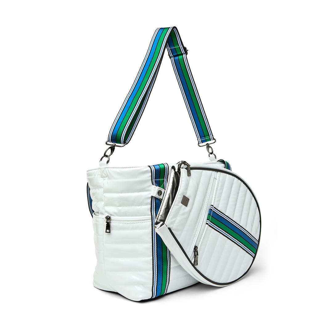 White Patent Colored Web