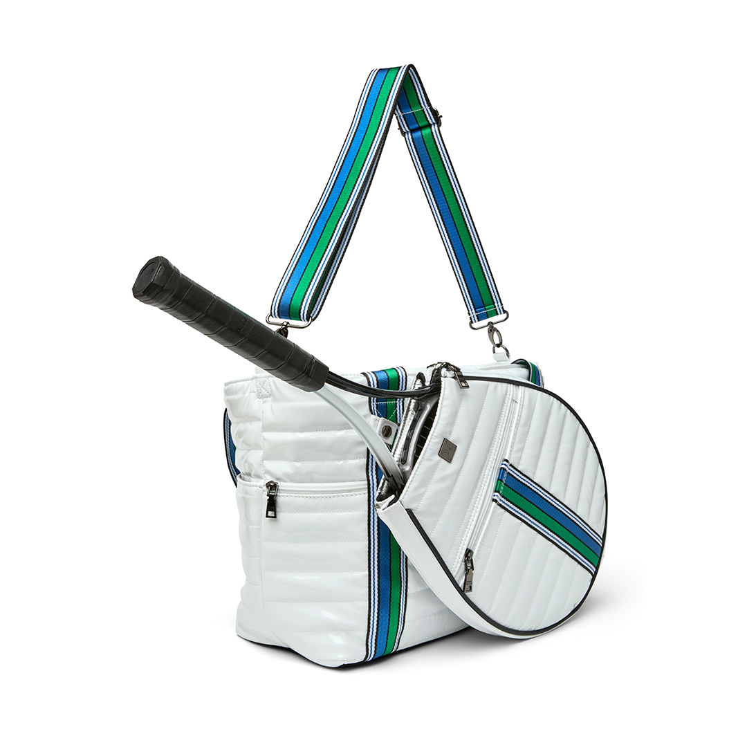 White Patent Colored Web