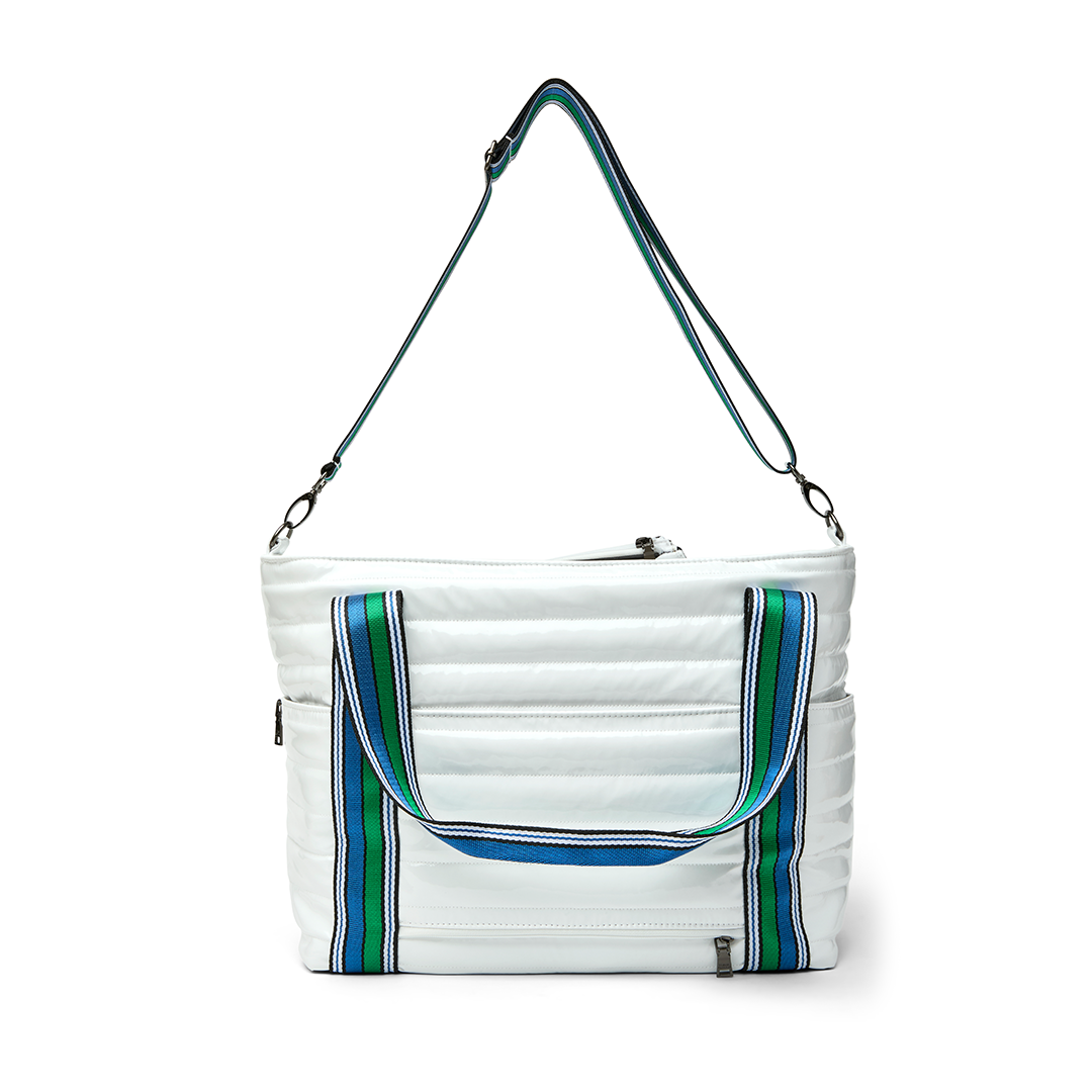 White Patent Colored Web